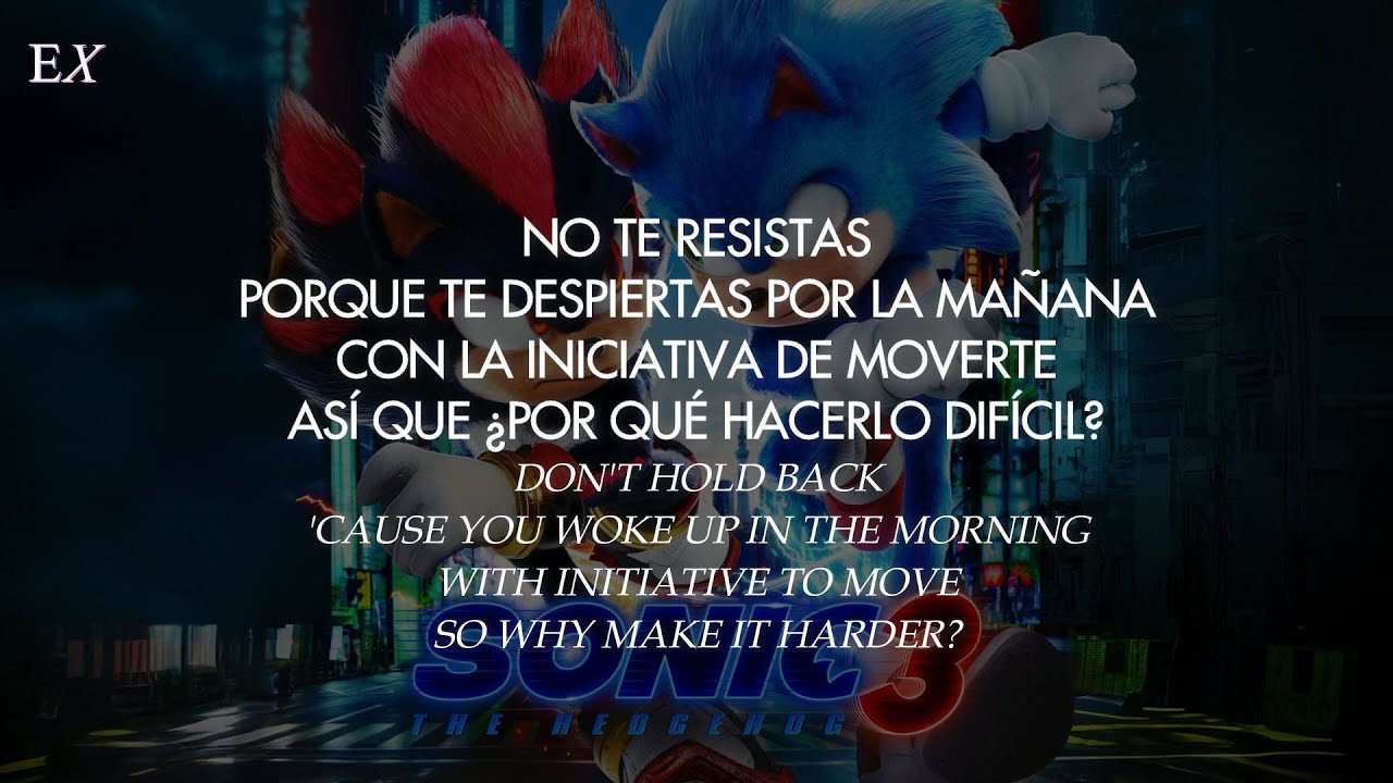 The Chemical Brothers - Galvanize (Español + Inglés) || Sonic 3 La Película