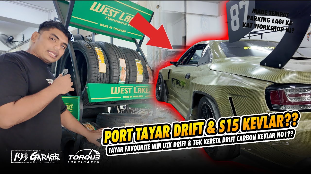 199 GARAGE VLOG : PORT MANA NK MAIN KERETA DRIFT??