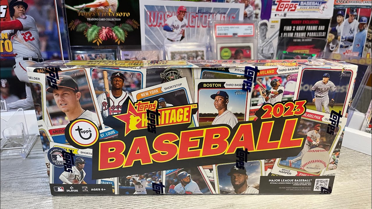 NEW RELEASE! 2023 Topps Heritage Baseball! Top Rookie /999 !!🔥