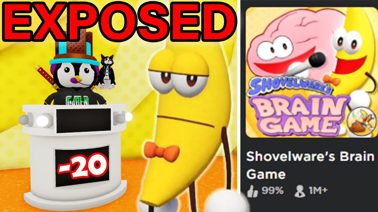 EXPOSED by Roblox's BIGGEST Gameshow... (Brain Game)