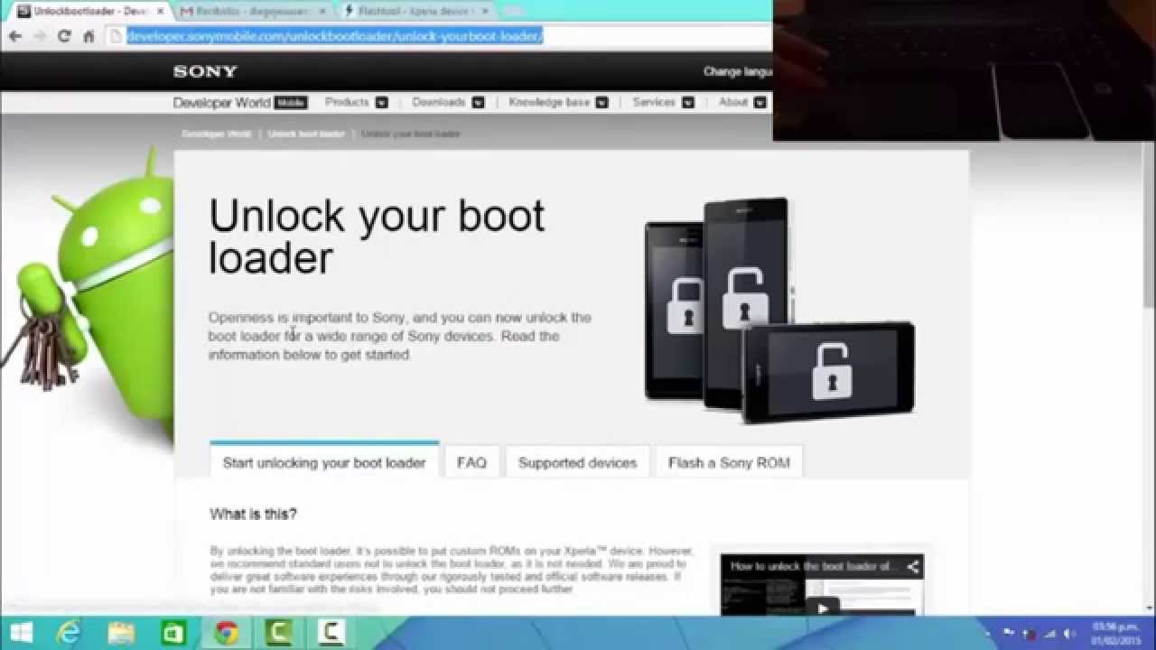 ✅ Como desbloquear el BOOTLOADER de Smartphones SONY XPERIA 👌