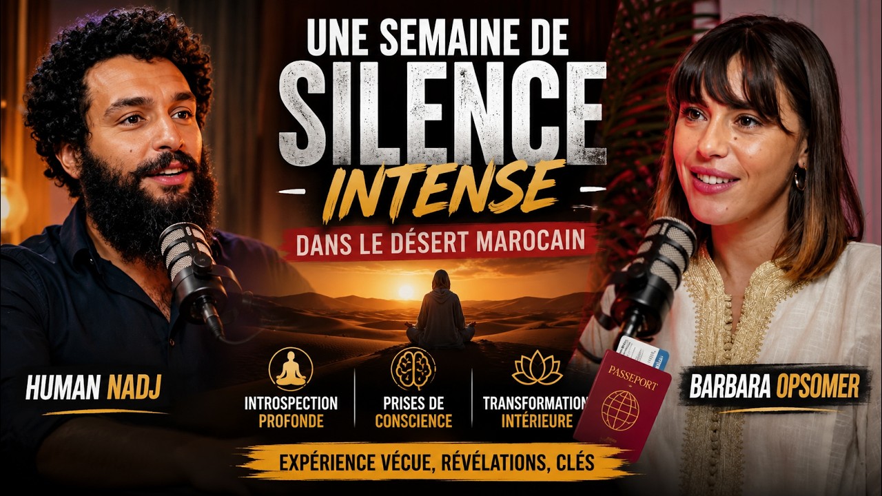 BARBARA OPSOMER: UNE SEMAINE DE SILENCE INTENSE DANS LE DÉSERT MAROCAIN !