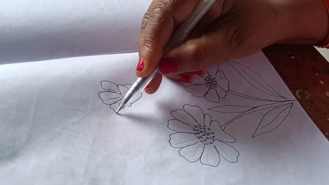 @paperdrawing @flowermakeing