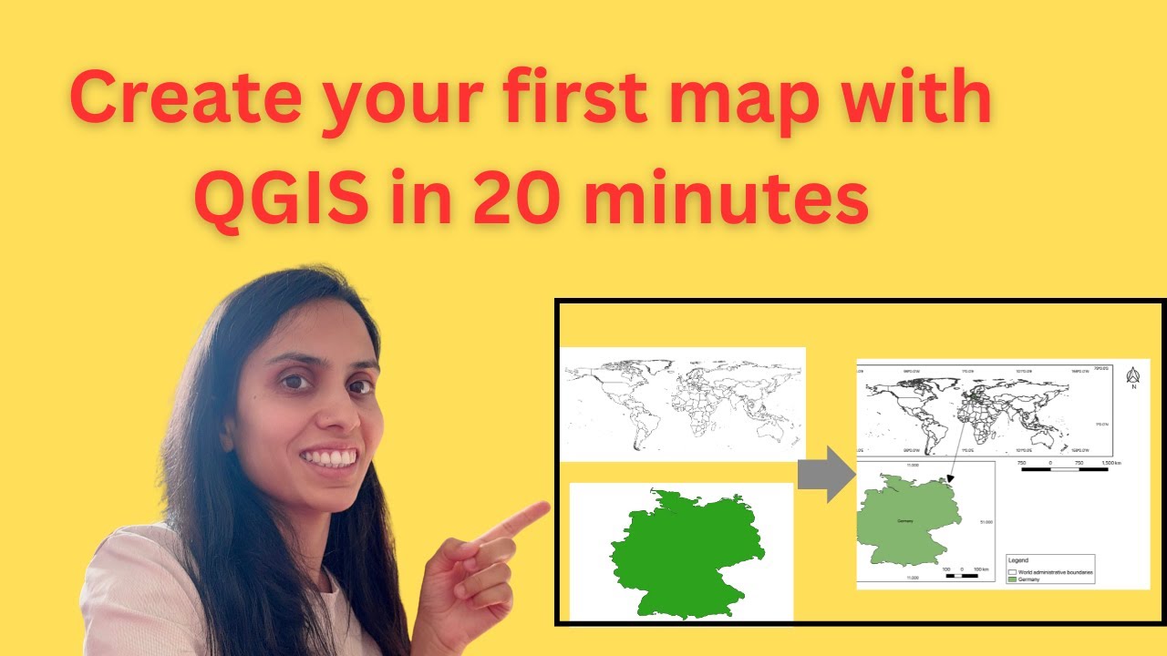 Beginner QGIS Tutorial: Study Area Map in just 20 minutes