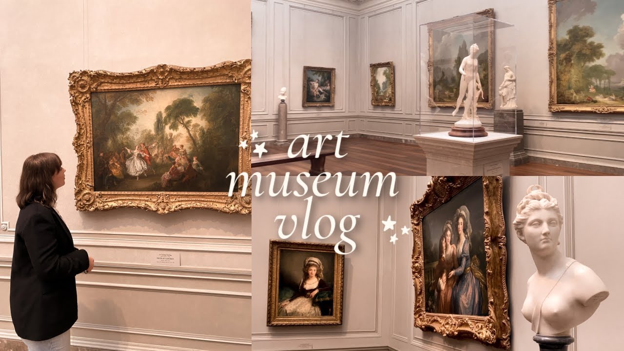 A Day at the Museum Vlog // visiting the very ~dark academia~ national gallery of art in DC
