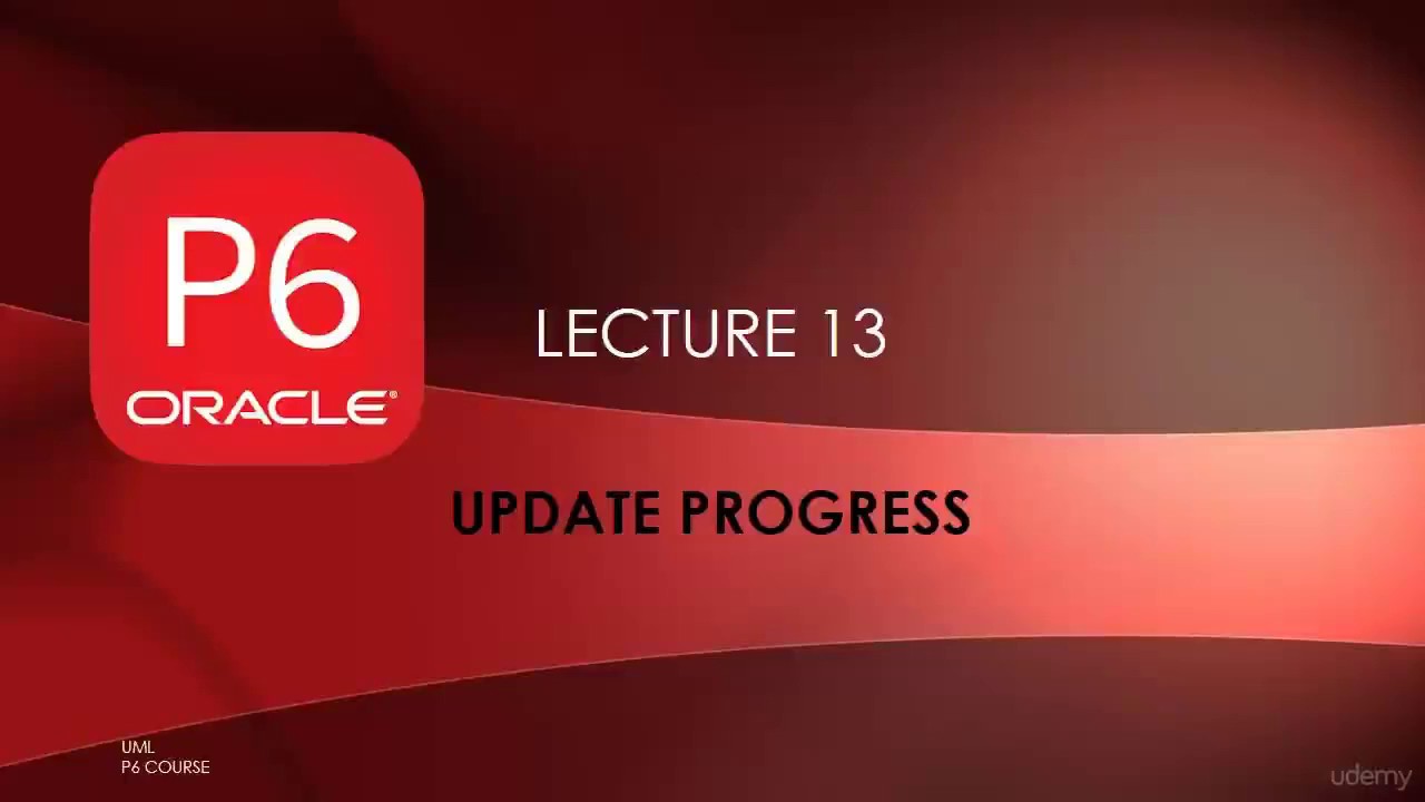 How to Update Progress in Primavera P6