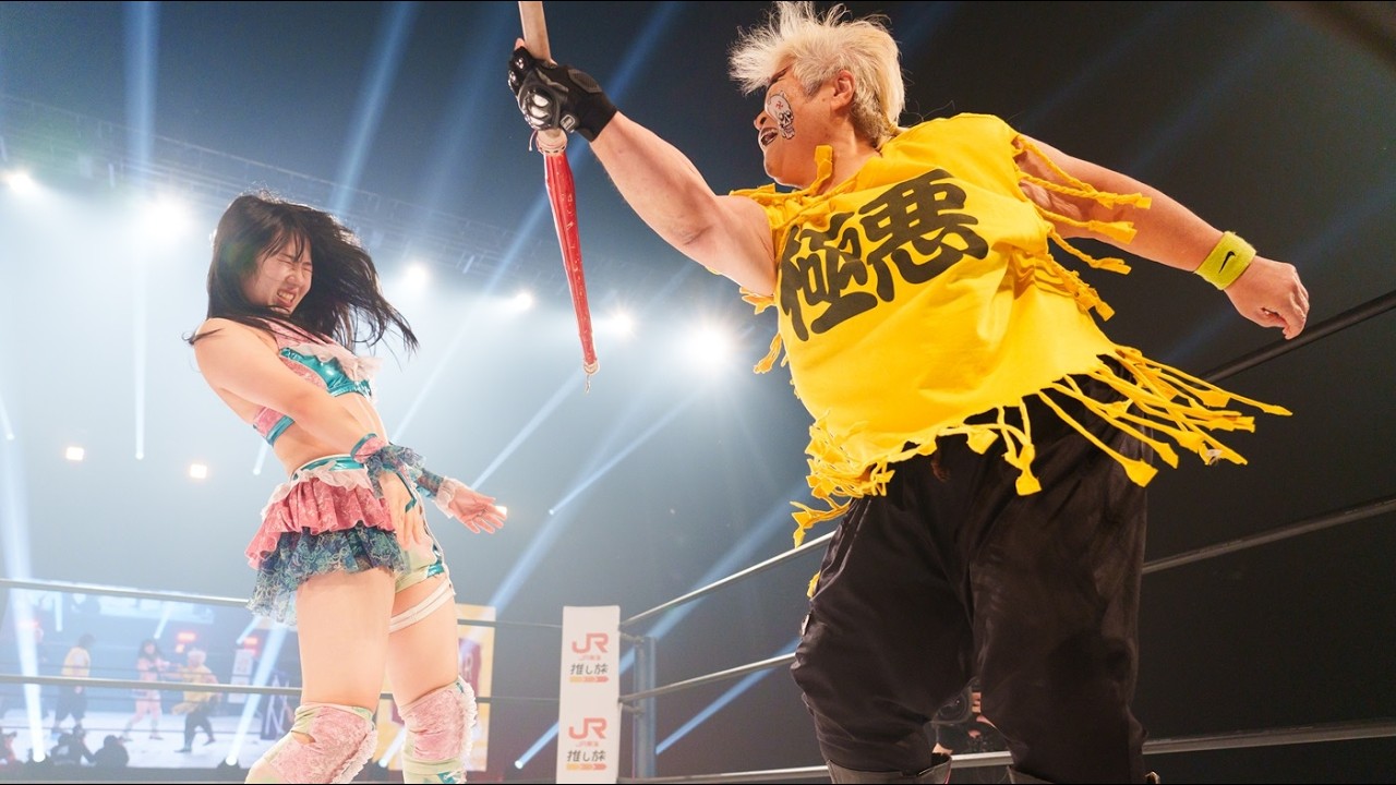 【スターダム】打倒・極悪女王！玖麗さやかがダンプ松本へのリベンジ狙う！ダンプ松本＆ZAP＆刀羅ナツコ vs 安納サオリ＆なつぽい＆玖麗さやか！ -1.3有明大会-【STARDOM】
