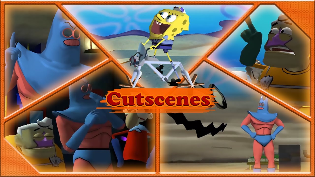 SpongeBob SquarePants: Lights, Camera, Pants! Cutscenes - PS2