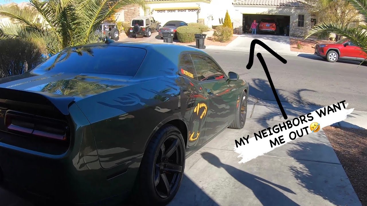 Jba Longtube Headers made my Scatpack Challenger EXTREMELY LOUD**NEIGHBORS HATE ME**