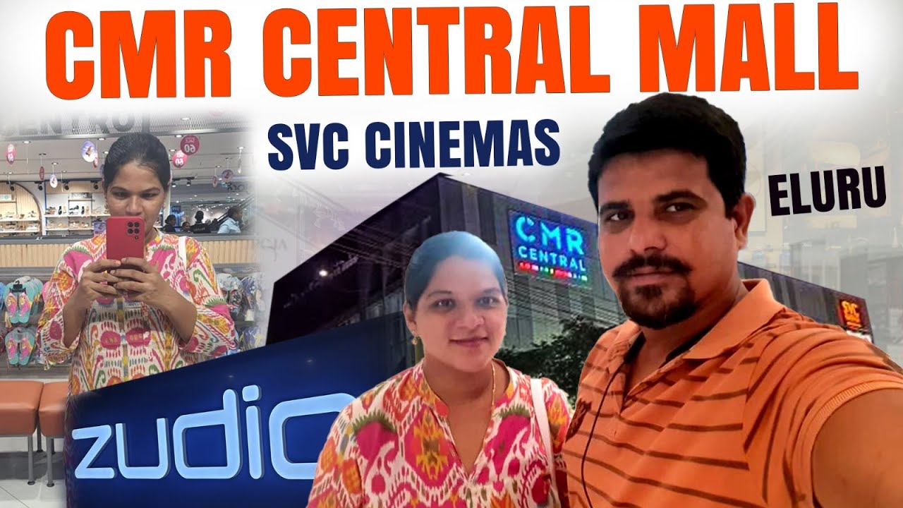 CMR CENTRAL MALL ELURU SVC CINEMAS|ZUDIO,CENTRO offers 60% మరి ఎన్నో మన  ఏలూరు mall #trending#viral