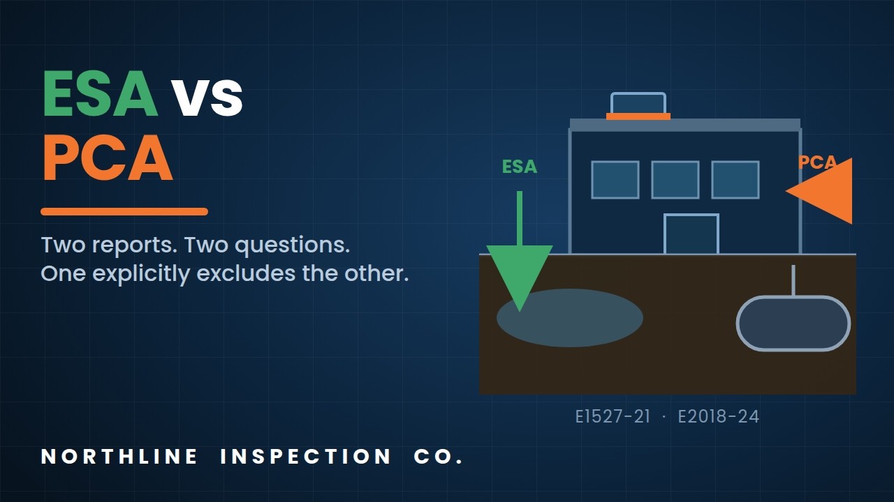Phase I ESA vs. PCA: Two Reports, Two Questions