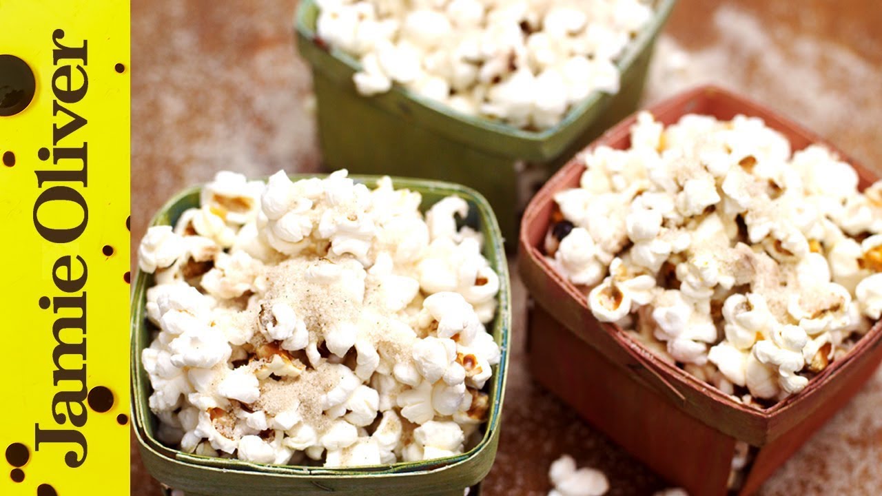 Jamie's Spiced Christmas Popcorn with Gennaro Contaldo