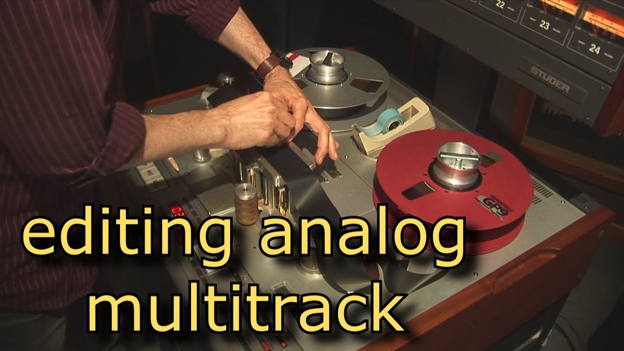 Монтаж аналоговой ленты Multitrack