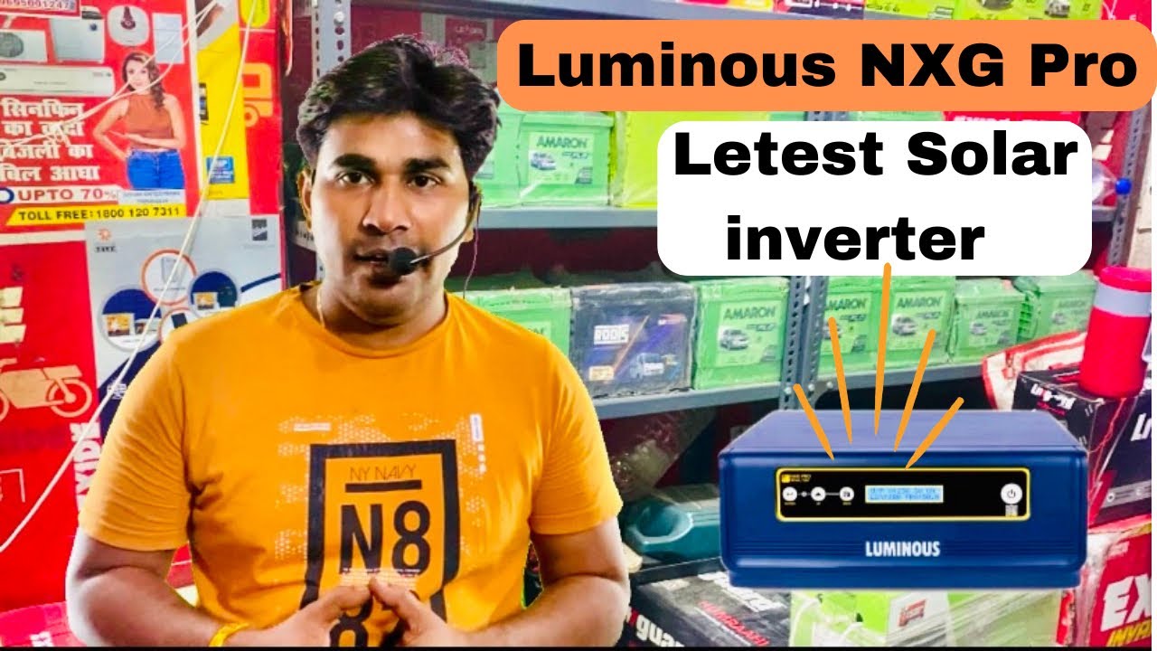 Лучший солнечный инвертор для дома | Солнечный инвертор Luminous 1Kvs NXG Pro | Лучший солнечный ...