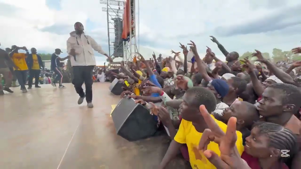 Eddy Kenzo at Yumbe