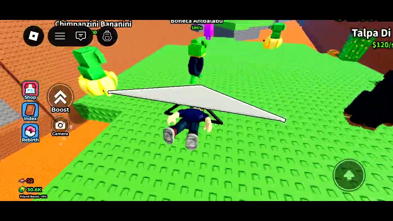 Gameplay of glide for brainrots | glude for brainrots