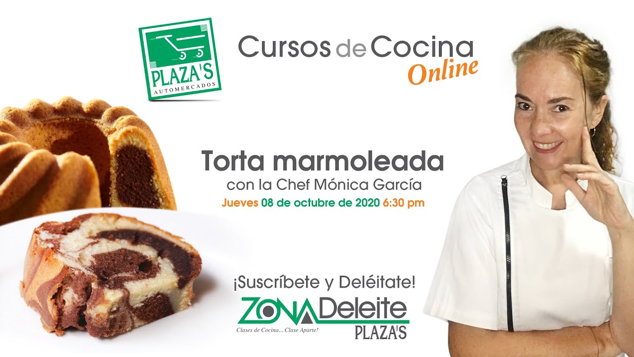 Cursos de Cocina Online - Torta marmoleada