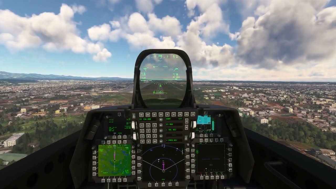 F-22 Vert Climb to FL400 + Quick Descent to Yokota AB | MSFS 2020