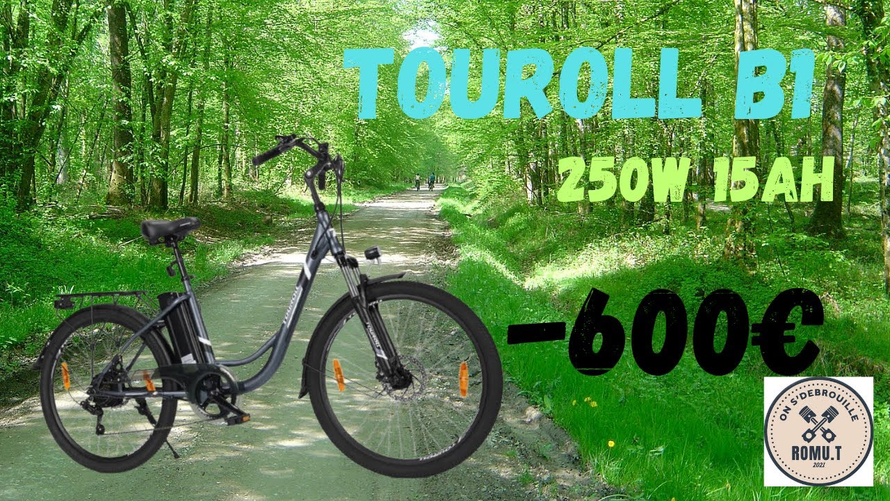 Vélo électrique pas cher touroll B1 velo -600€