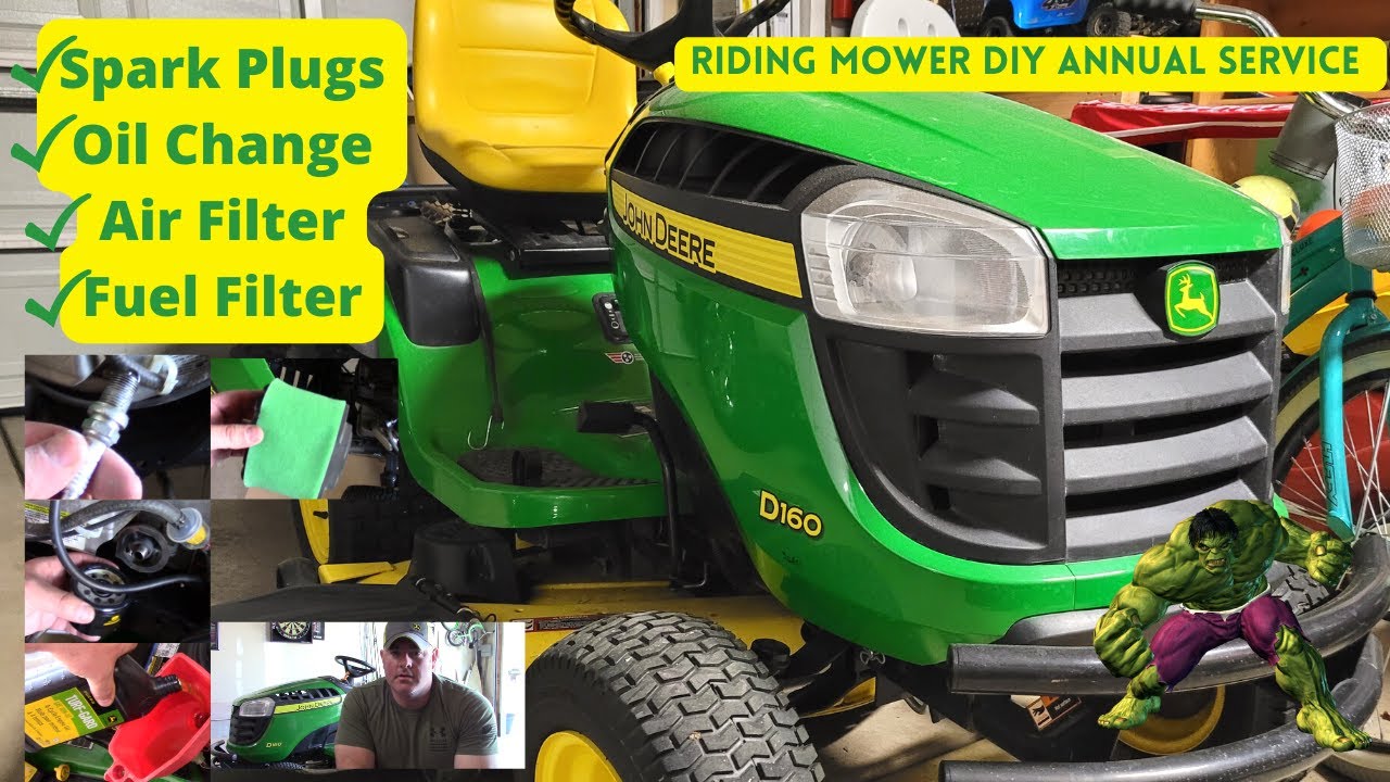 John Deere D160 Riding Mower DIY Annual Service for Beginners | On a budget | TIPS & TRICKS