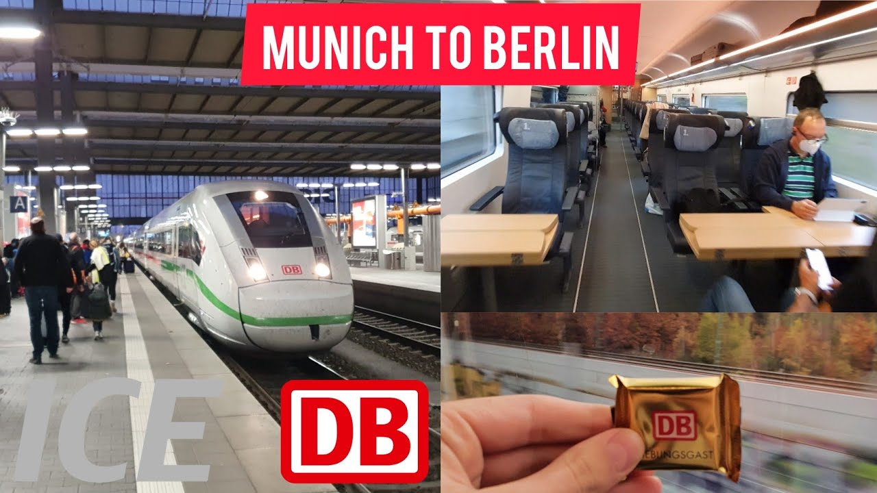 MUNICH TO BERLIN BY ICE 802 | TRAVEL REPORT