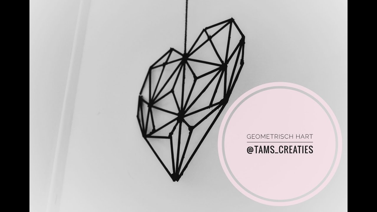 GEOMETRISCH HART VAN SATÉ PRIKKERS | Diy