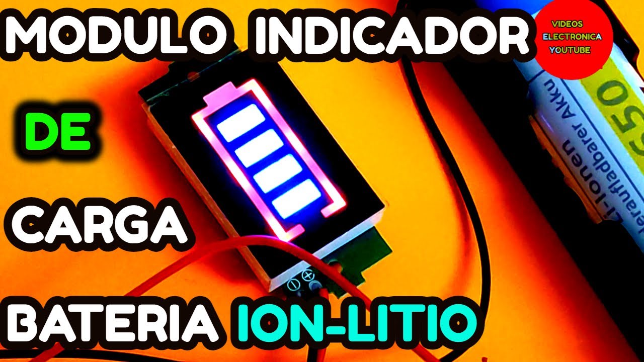 🔴MODULO indicador de CARGA de batería de 3.3v a 32v