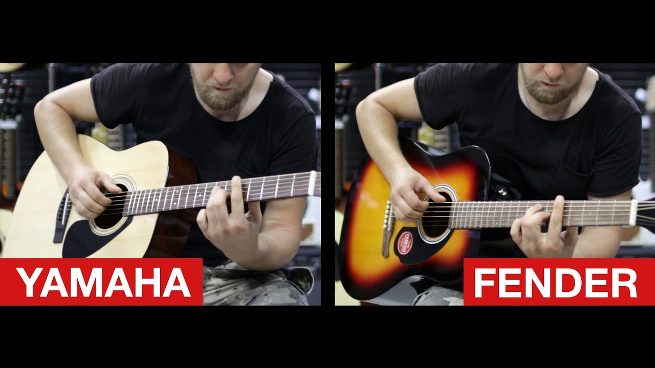 Yamaha F-310 vs Fender FA-125 🎸 Guitar PARTY