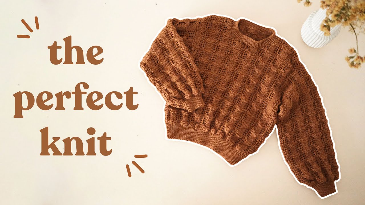 Как связать джемпер «Розари» ~ Бесплатная схема вязания! | Cosy Knit With Me