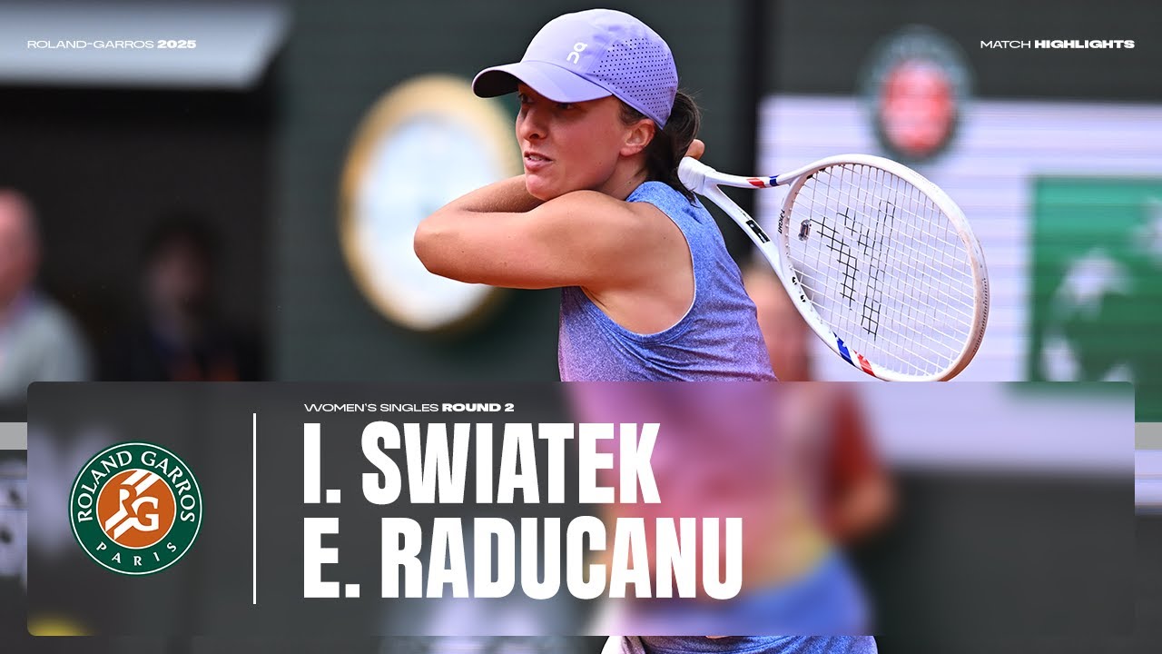 Highlights Swiatek vs Raducanu Round 2 | Roland-Garros 2025