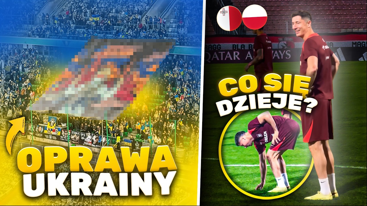 Dlaczego Ukraina mogła, a Polska nie&hellip;? OPRAWA na meczu NIE BYŁA PROBLEMEM! DZIWNA murawa na Malcie!