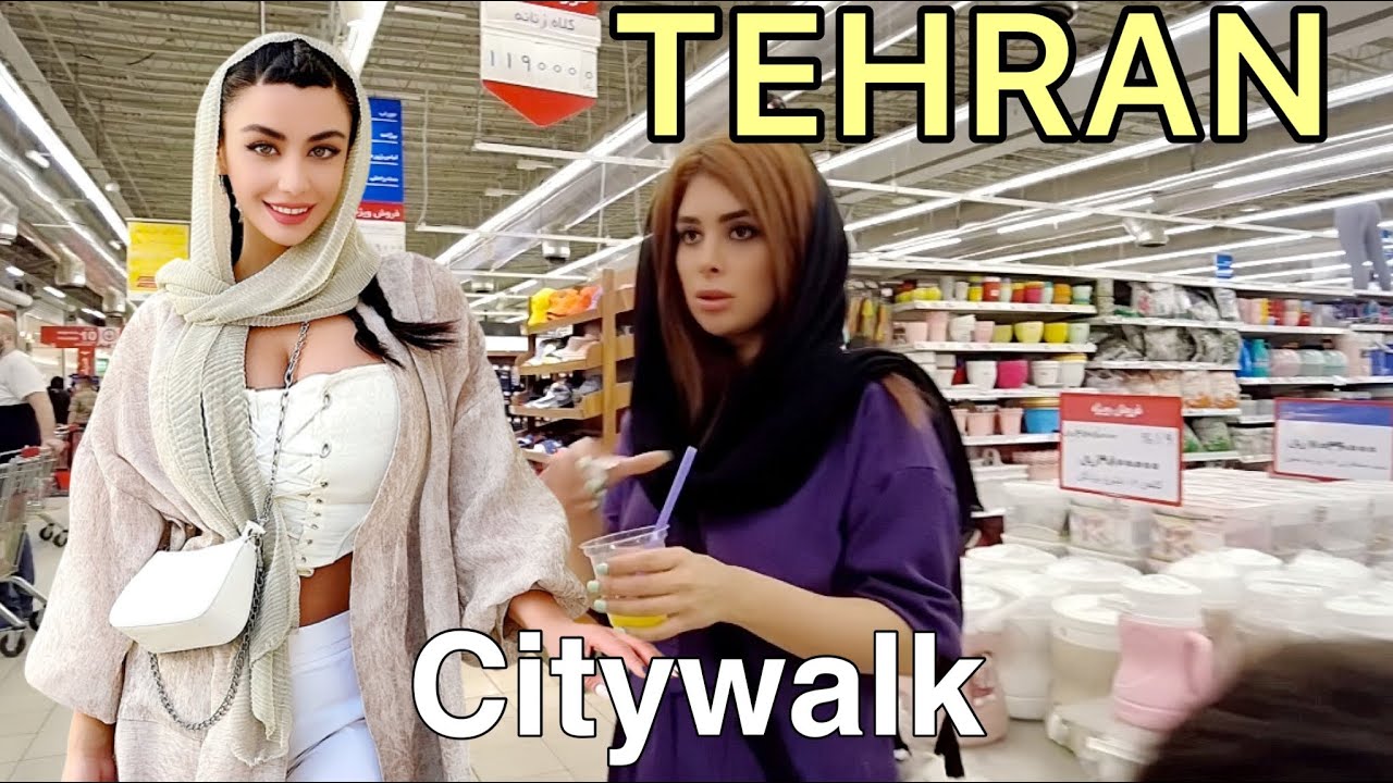 IRAN tehran Walking In Hyper Star 2022 Citywalk tehran ایران