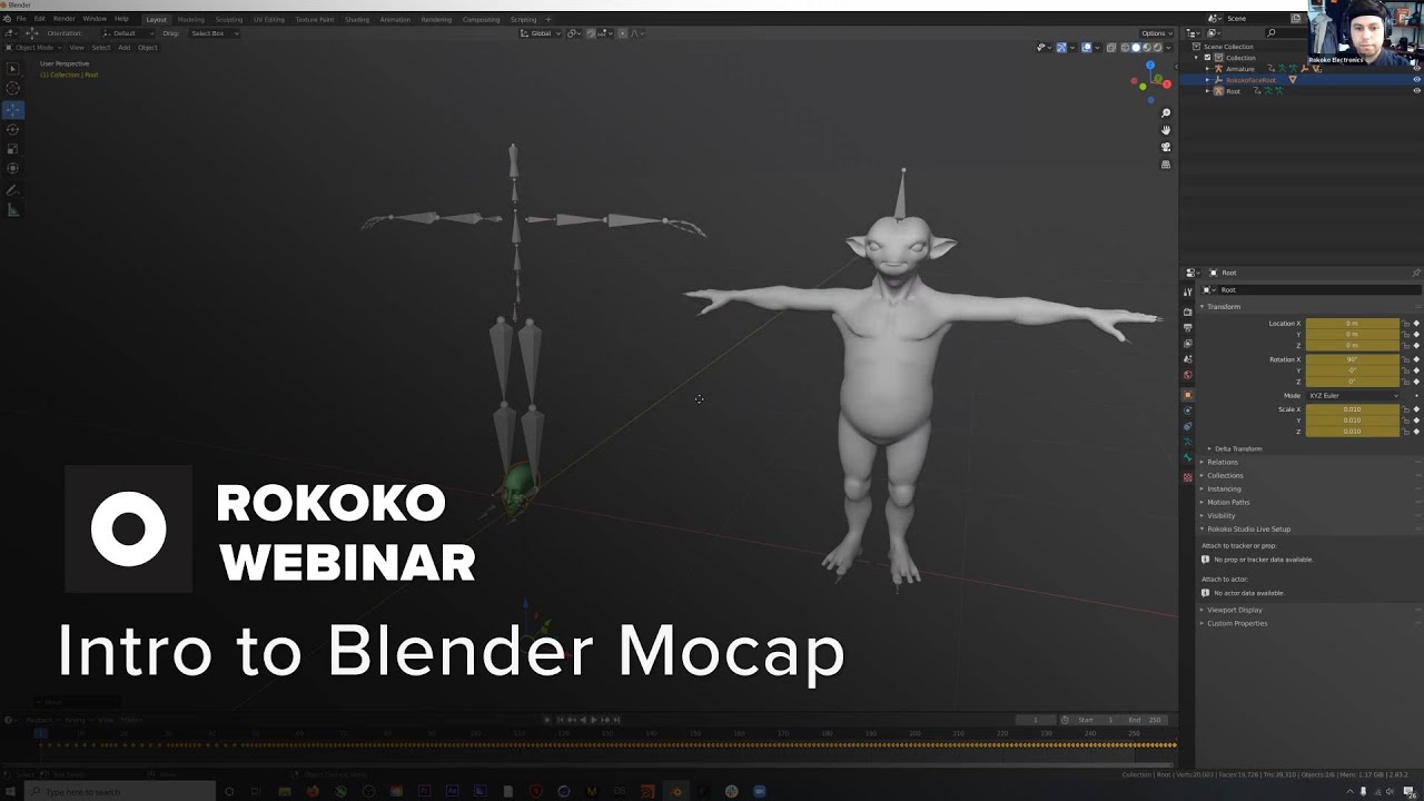 Rokoko Webinar: Introduction to Blender Mocap
