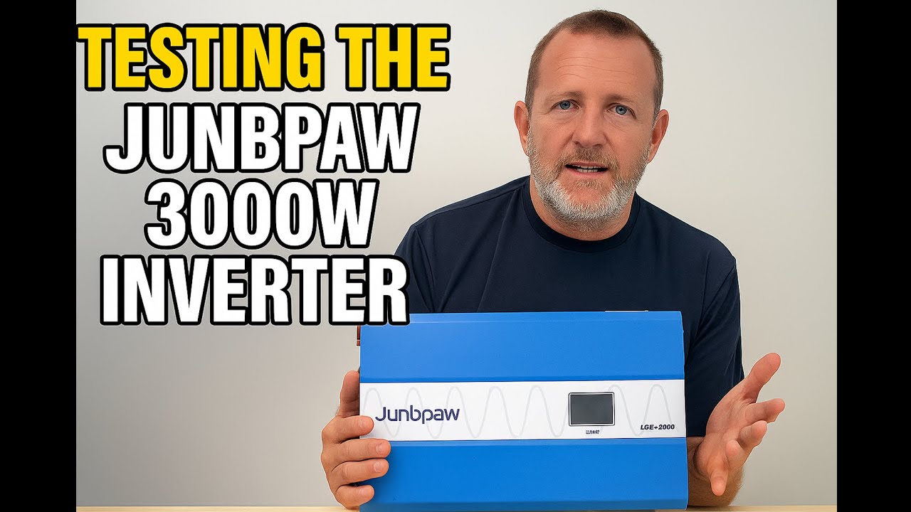 JUNBPAW-LGE-3080 Pure Sine Wave Inverter Review &Test | Ultra Quiet Power For Off-Grid
