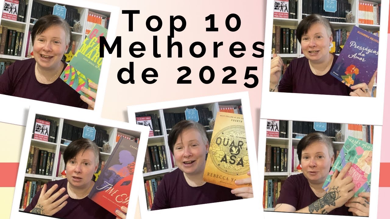 Top 10 - Melhores leituras de 2025 e uma que não rolou!! 📚❤️