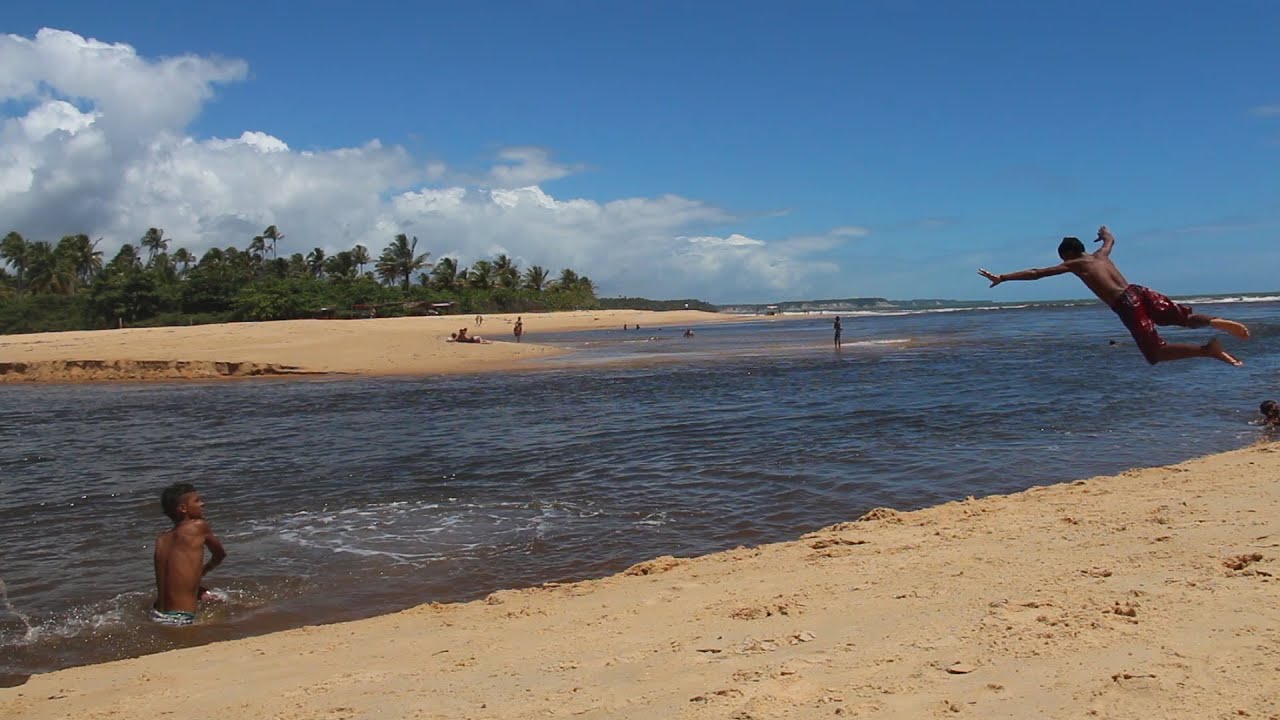 Caraíva, vilarejo da Bahia, Brasil