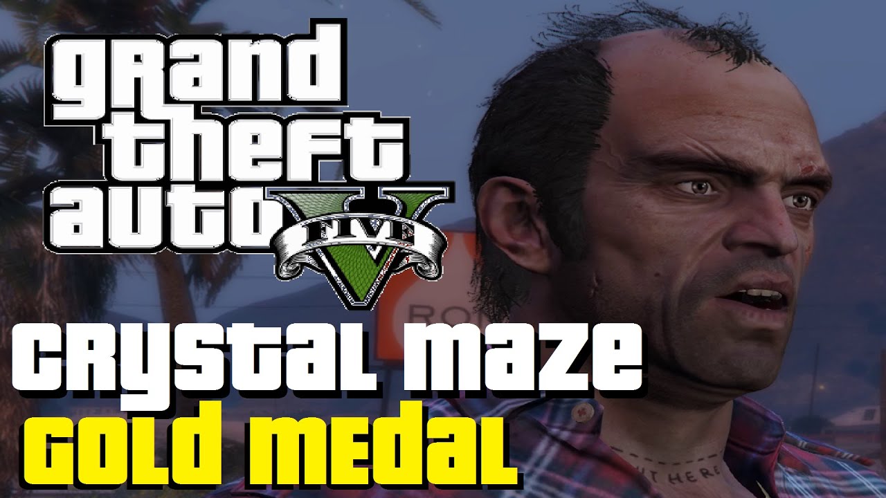 [GTA-V] #16 Crystal Maze - Gold Medal, PC 60 Fps, First person Guide.