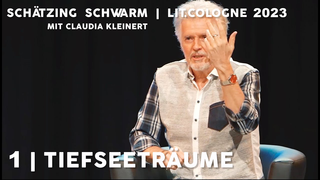 Schätzing | Schwarm | Lit.Cologne 2023, mit Claudia Kleinert - Tiefseeträume (1/4)
