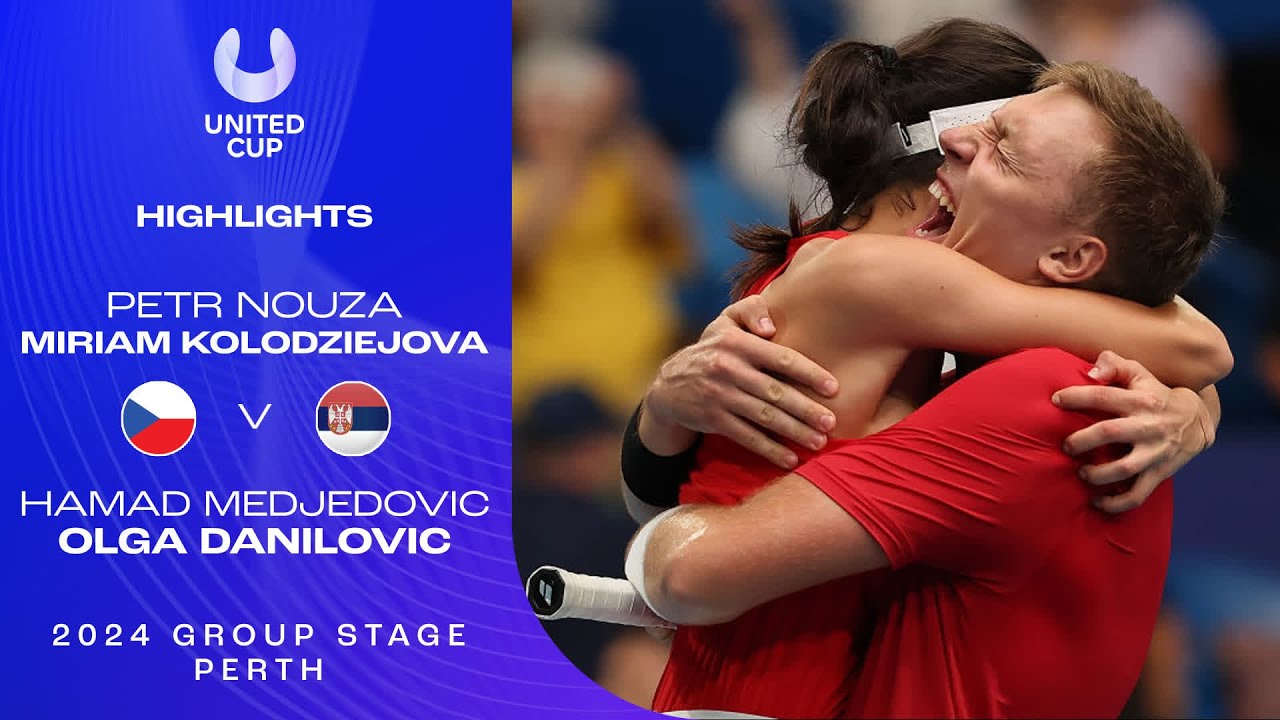 Nouza/Kolodzie v Medjedov/Danilovic Highlights | United Cup 2024 Group E