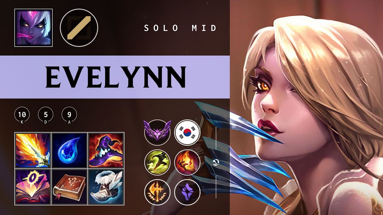 Evelynn Mid vs Zoe - KR Master Patch 25.22