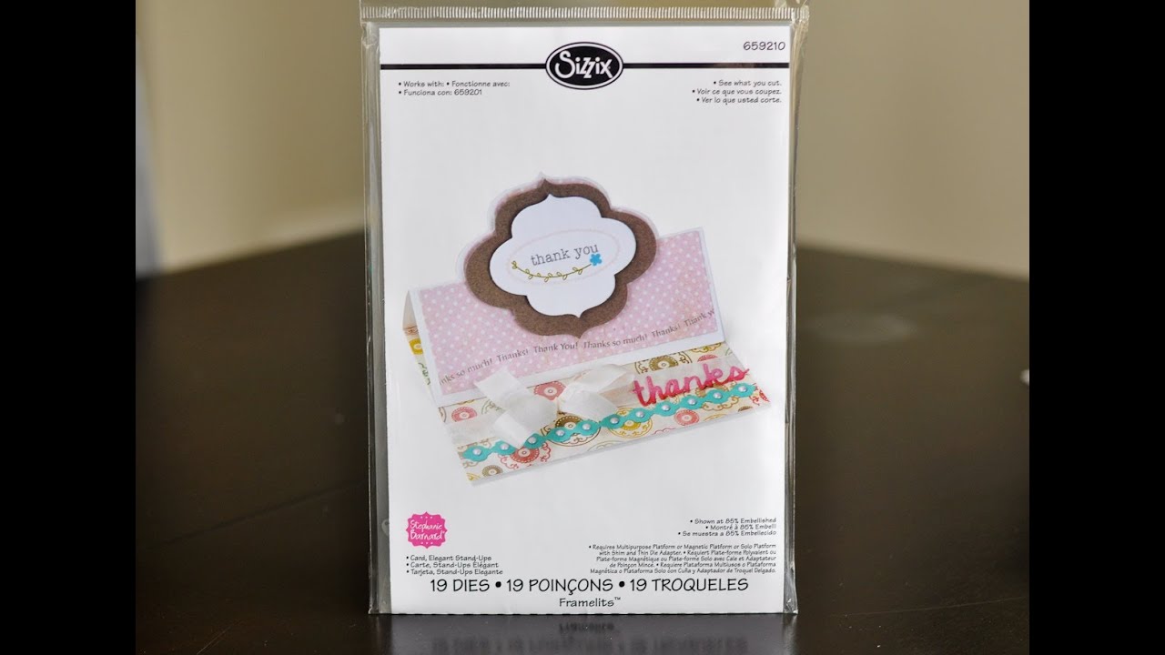 How to make a Stand-Up Card - The Sizzix Die Set by Stephanie Barnard!