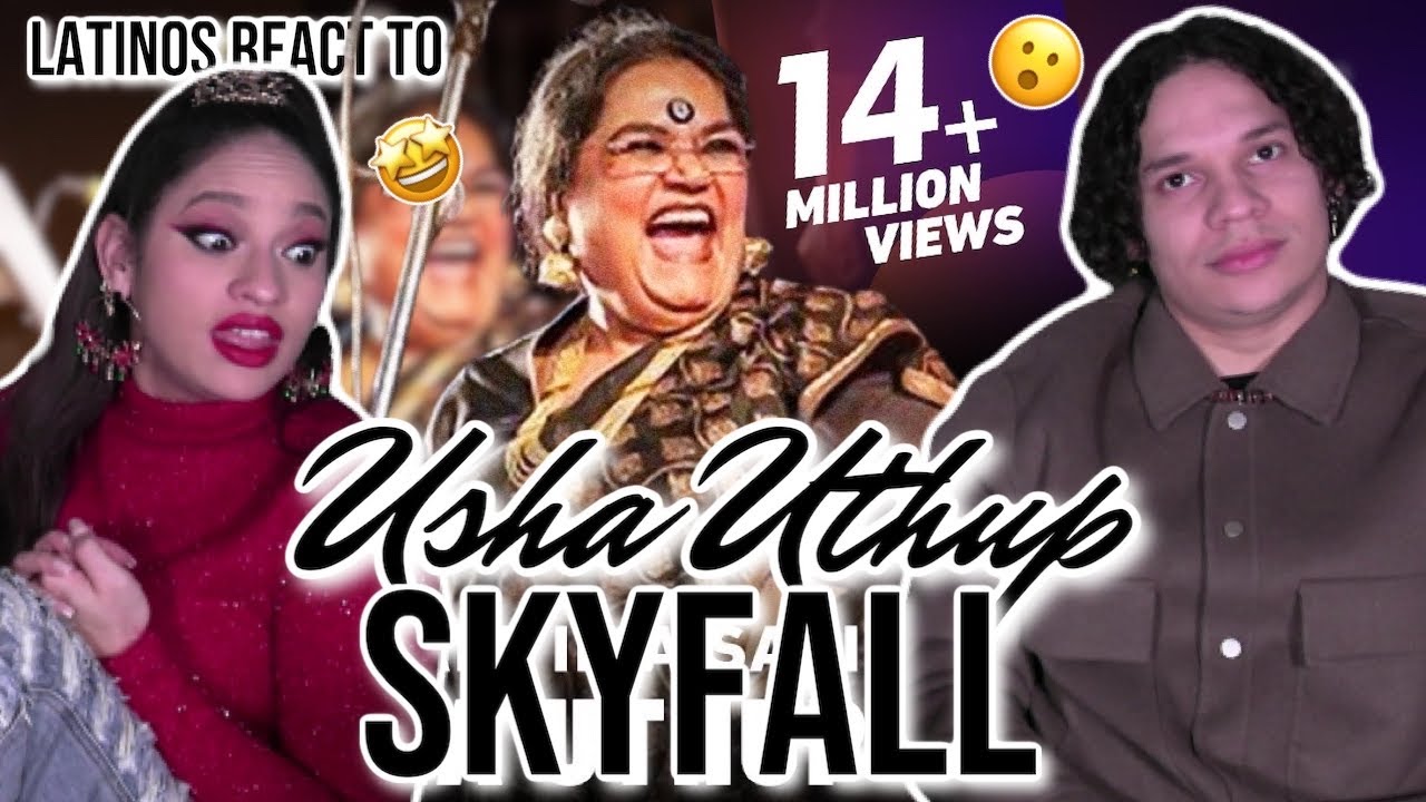 Waleska & Efra react to Usha Uthup - Skyfall cover for the first time! 👸🔥