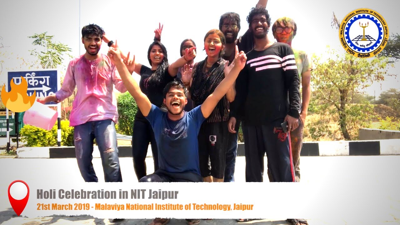 Holi in NIT Jaipur || Holi ki Hudd-Dang || Life in NIT | Holi Celebration in NIT || Campus Life NIT