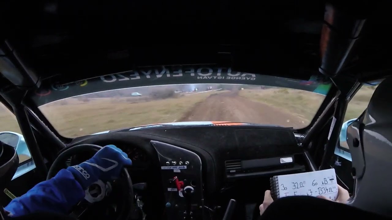Mikulás Rally 2022 Kislőtér Gy6 Szilágyi-Kiskuti BMW E36 M3 Onboard Gulf Racing Hungary
