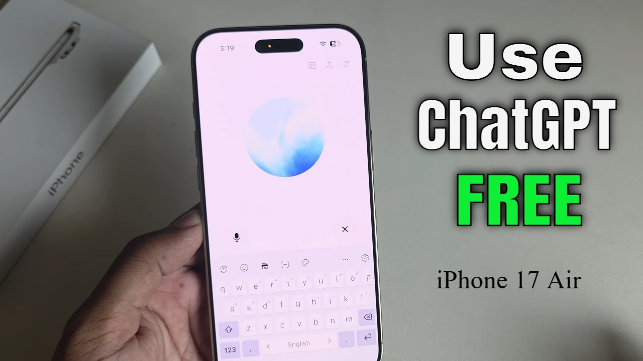 Как использовать ChatGPT на iPhone 17 air?