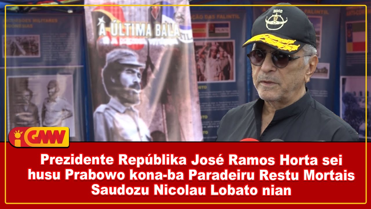 PR José Ramos Horta sei husu Prabowo kona-ba Paradeiru Restu Mortais Saudozu Nicolau Lobato nian