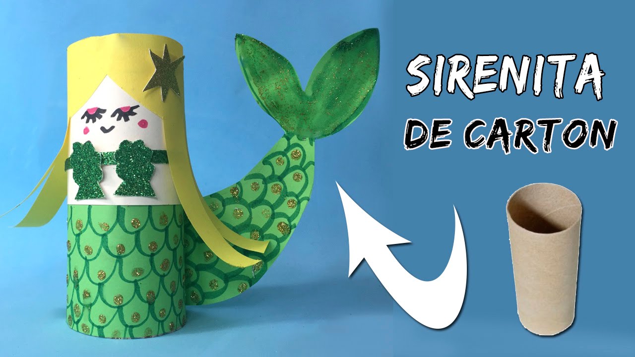 SIRENA de cartón * Manualidades de reciclaje