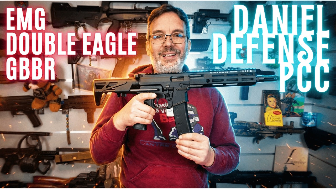 Airsoft - EMG/Double Eagle - PCC PDW Daniel Defense GBBR [ENG dub]