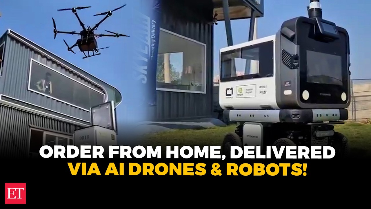 Home delivery via drone: First-of-its-kind service goes live alongside two US-based AI companies