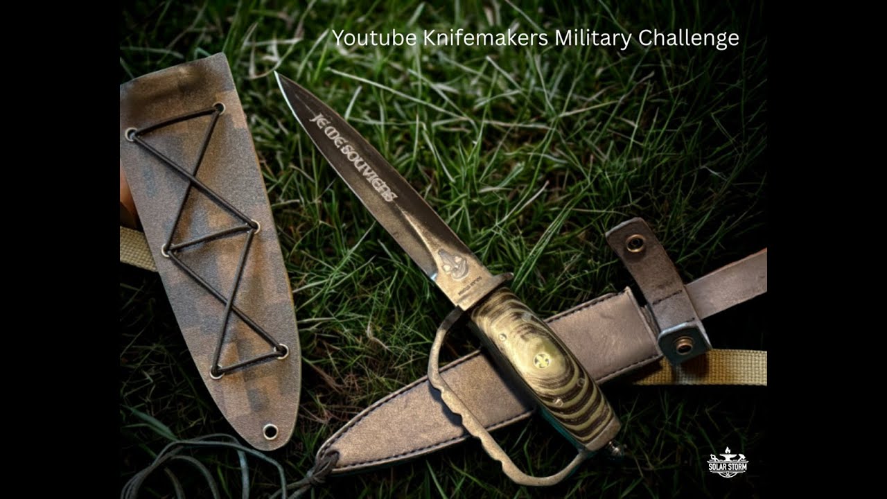 Making a D-Guard Knife #bladesmithing #knifemaker #bladesmith #laseretching #parkerizing #knife